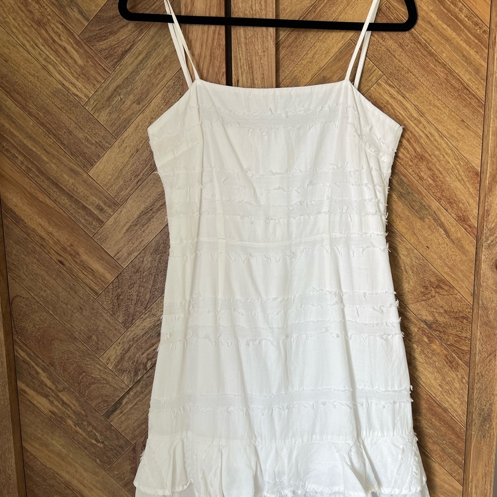 Molina mini White Ruffled Tiered Sundress, Nomad by Princess Polly
